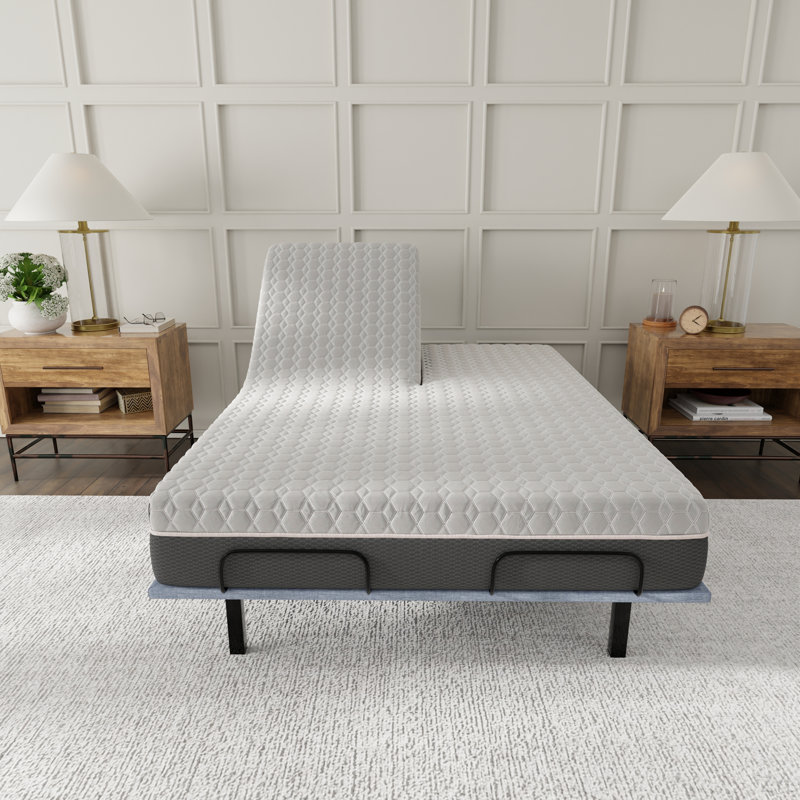 Matelas en mousse viscoélastique hybride 12 pouces, Grand lit