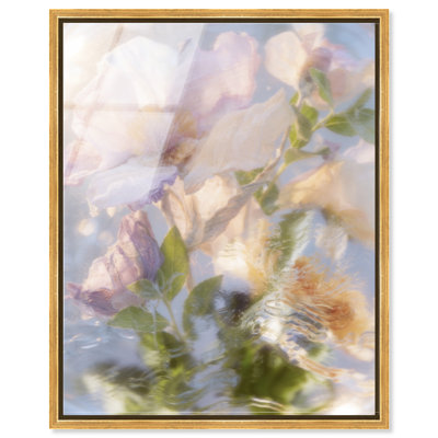 Floral Haze High-Gloss Frameless Acrylic Glass Wall Art Floral & Botanical Print by Oliver Gal, Ready to Hang, 16 x 20