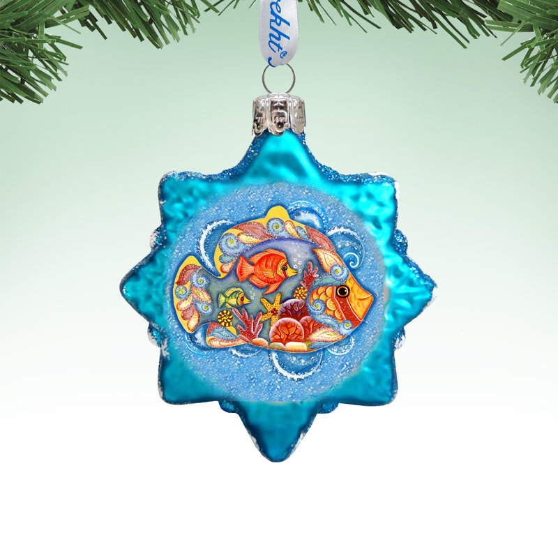 Keepsake 3'' Handmade Glass Holiday Shaped Ornament