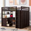 Lit mezzanine avec tiroirs, bureau et garde-robe-927013057-927013056