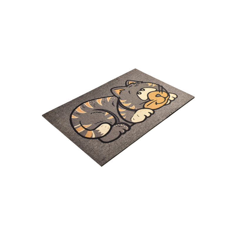 Durable PVC Doormat, Non-Slip Underside, 15.7 x 23.6 inches | 100% PVC Material, Machine Washable at 86°F | Perfect for Indoor & Outdoor Use, Easy to Clean, Stylish & Functional Welcome Mat