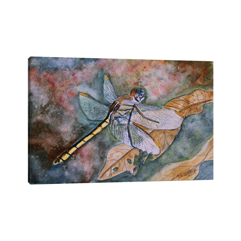 Dragonfly I by Derek McCrea - Wrapped Canvas Gallery-Wrapped Canvas Giclée, 20.32 cm H x 30.48 cm W