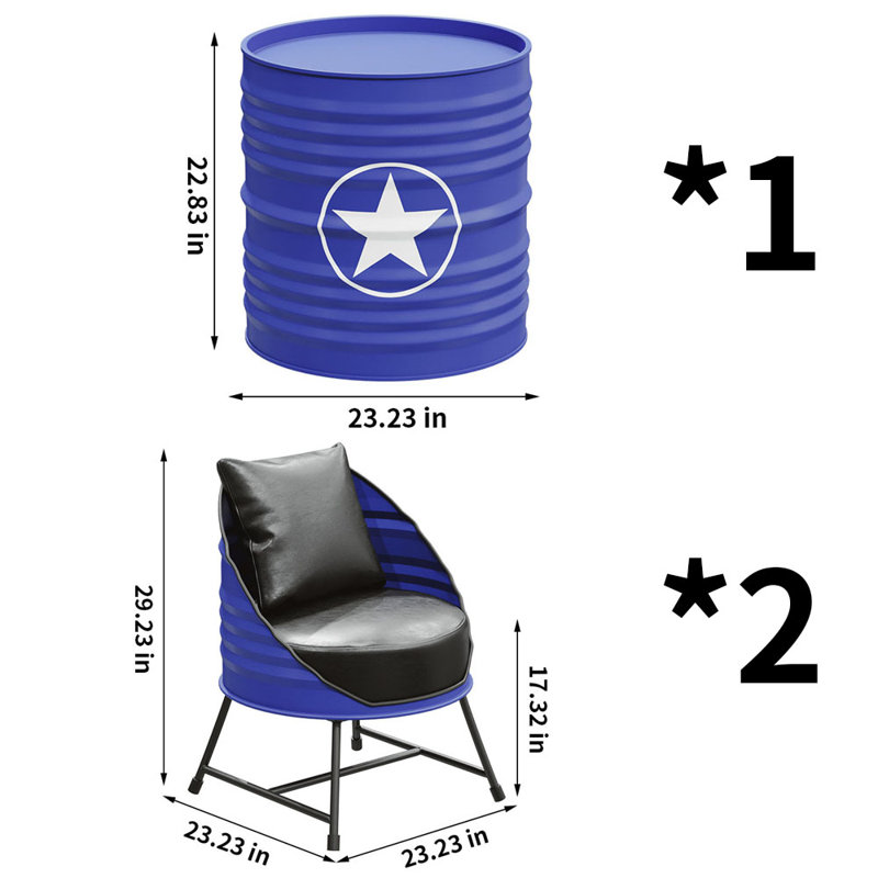 Ensemble de salle à manger 23,23 po Maksims, 3