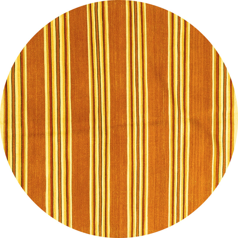 Helson Performance Striped Indoor Rug, Round 3'