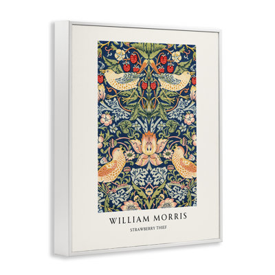 William Morris Strawberry Thief Framed Giclee, design by Vintage Hustle