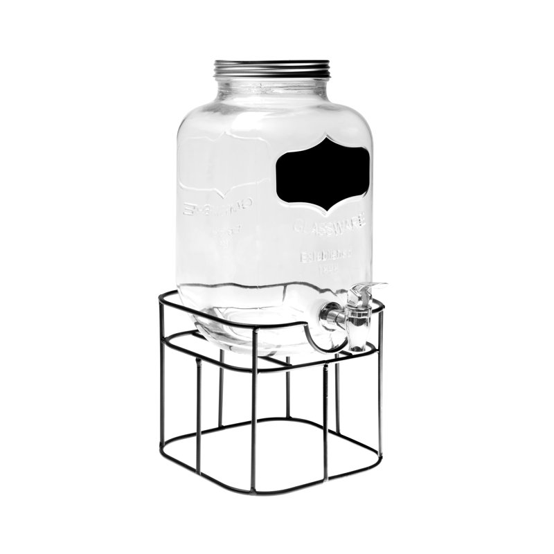 Excelsa drink dispenser Funny Party glass 4 L transparent