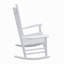 Chaise berçante en bois blanc-131517401