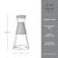 Carafe en verre avec couvercle