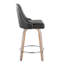 Tabouret de comptoir à hauteur fixe avec pivot