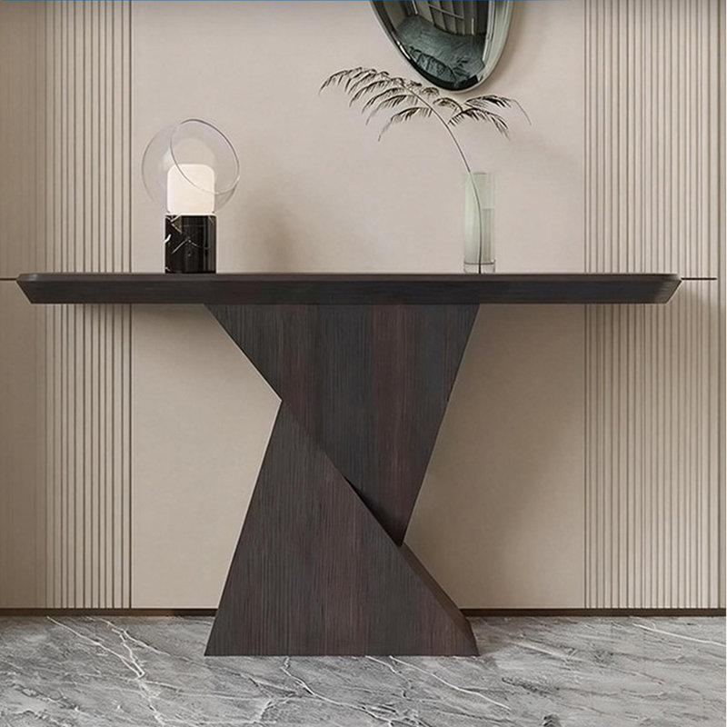 Console en bois de style américain, H 33,4 po x l 62,9 po x P 15,7 po