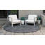 Tapis géométrique noir intérieur / extérieur-55341262