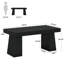 Bureau 55 po avec double caisson, bureau de direction simple-175197299