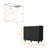 Black 2 Utility Sink And Cabinet With Ample Space For Kitchen Storage Functionality Elegant Countertop Functional