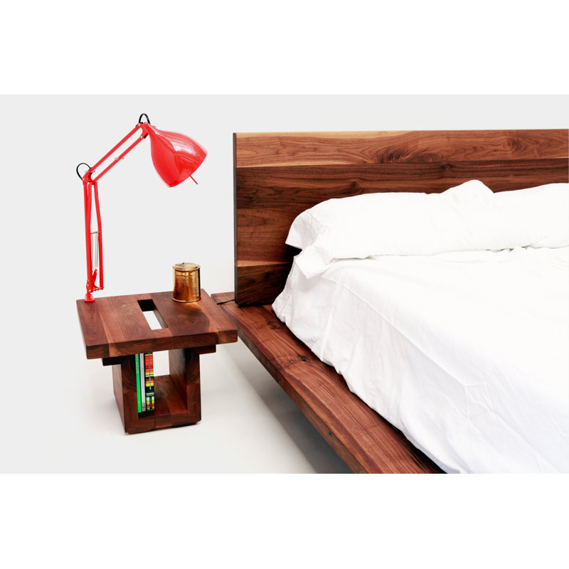 SQ Solid Wood Bed, Queen