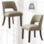 Chaise de salle à manger rembourrée en similicuir (ensemble de 6)-1515486731-1515530756
