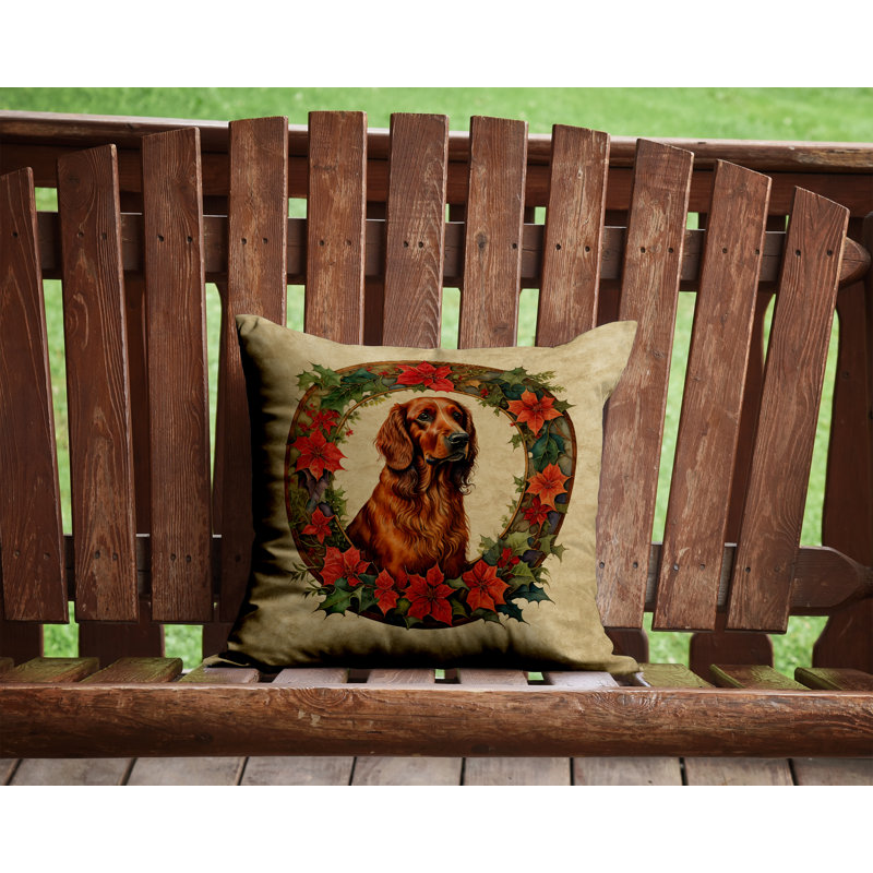 Coussin Christmas, 14 po x 14 po, Carré