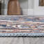 Tapis bleu / beige Huddleston-741043079