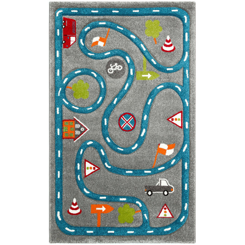 Rondeau Machine Made 62.99cm X 90.55cm Indoor / Outdoor Area Rug