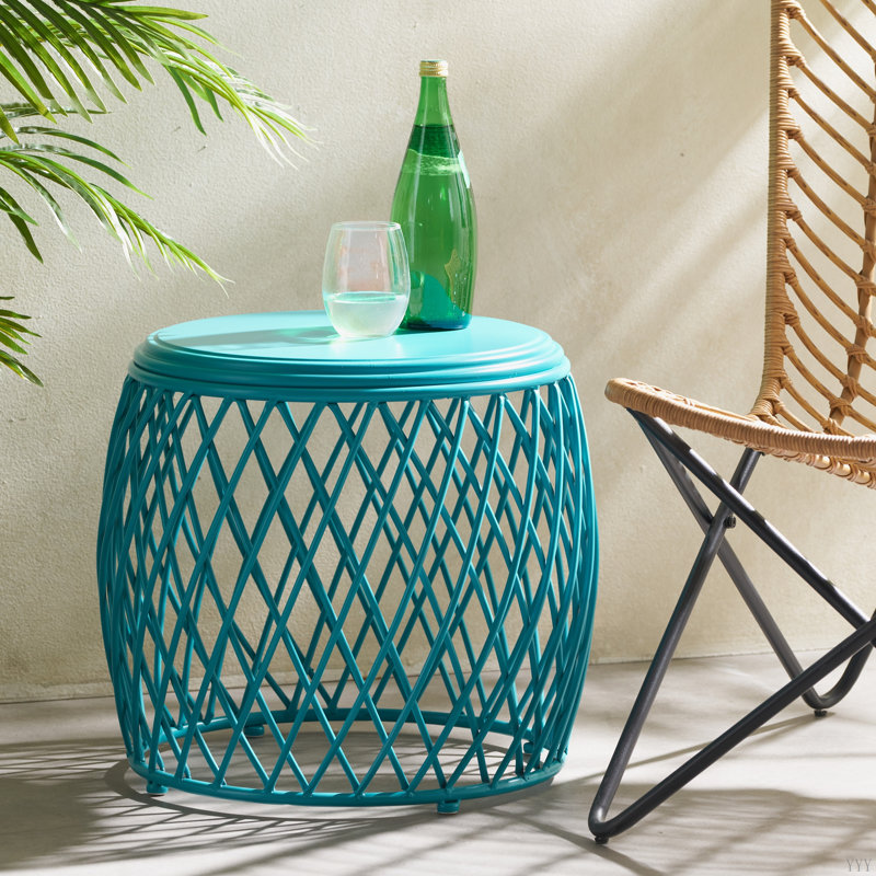 TABLE D'APPOINT 19,75 ALAMERAS, Sarcelle