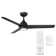 54" Mocha 3 - Blade Outdoor/Indoor Smart Propeller Ceiling Fan with Remote Control Included