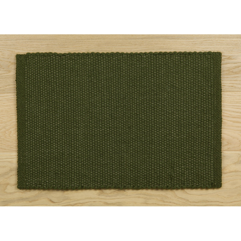Solid Colour Wool Area Rug, 170 x 240 cm