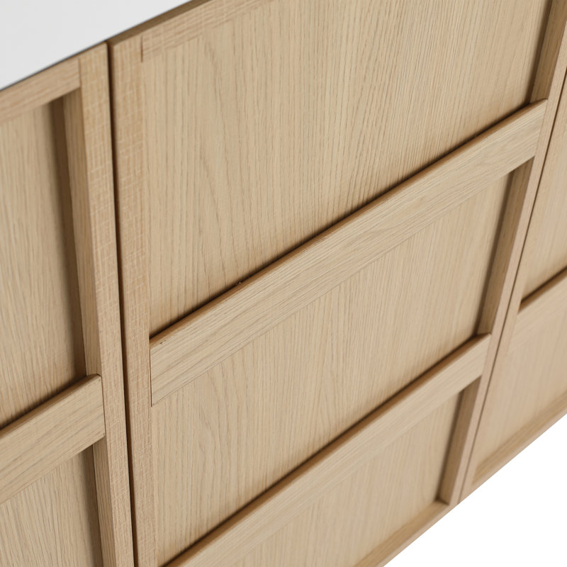 Meuble-lavabo autoportant 48 po et 3 portes d'armoire à fermeture en douceur, H 33,25 po x l 46,88 po x P 19,5 po
