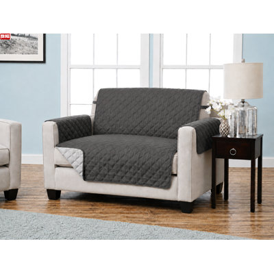 Housse pour causeuse à coussins carrés