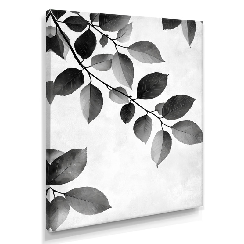 Glenwood - art mural floral, Toile tendue, Ne s’applique pas, H 20 po x l 12 po