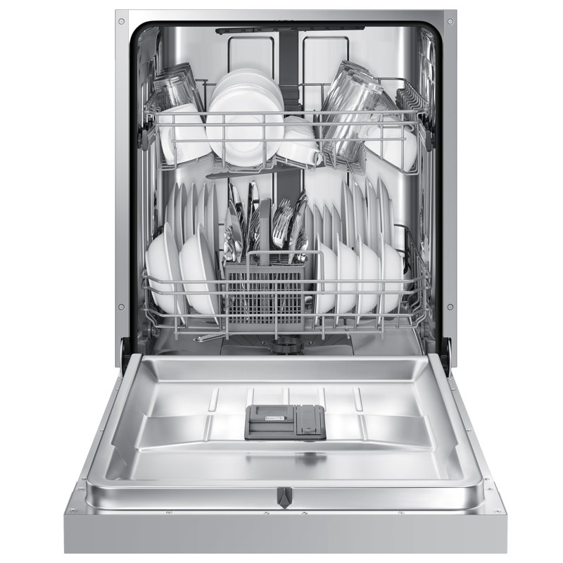 24" Stainless Steel Built-In Dishwasher with Front Control