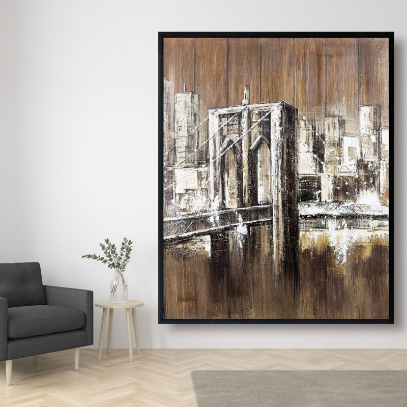 «Brooklyn Bridge», reproduction sur toile