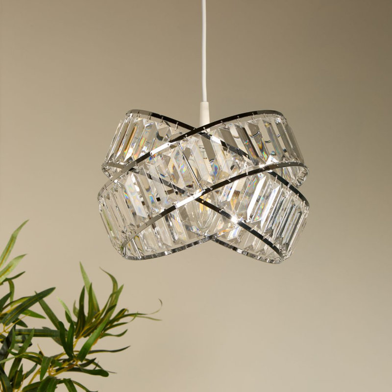 185cm H Round Pendant Shade ( Uno ), Clear