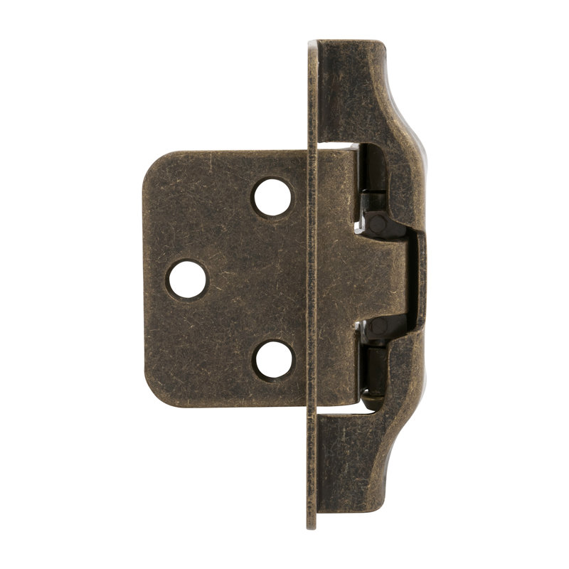Charnière de porte simple superposée, Laiton antique, 2