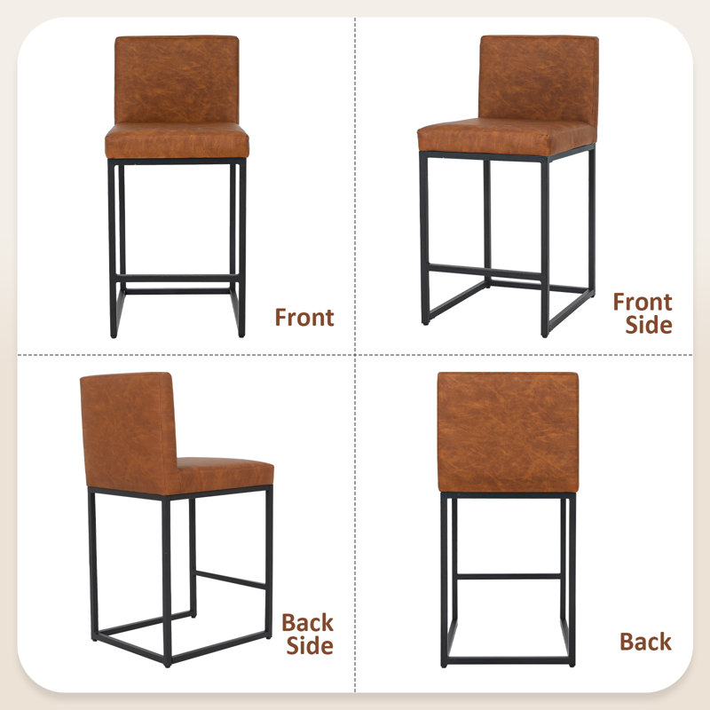 3 - Piece Dining Set With A Round Bar Table
