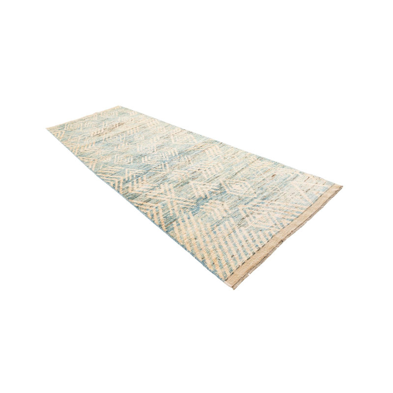 Tapis de couloir bleu clair Kalmanovitz