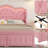 Mouad Velvet Upholstered Bed with Storage and LED Lights-214976843-214976838