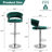 Christal Swivel Upholstered Adjustable Height Counter Stool-688811035-699399528