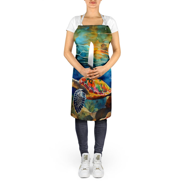 No Pattern Bib Apron