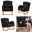 Chaise berçante moderne avec accoudoirs 27,2 po-932583148