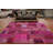 Distressed Wool Geometric Patchwork Area Rug 8x10