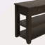 Console en bois de pin massif 48 po, table d'appoint moderne avec 3 tiroirs de rangement et 2 tablettes. Facile à assembler-1155527560