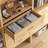 Natural Oak 63" Wall-Mounted Single Wall Closet System with 2 Sections, 2 Clothing Rods, 6 Shelves & 2 Shaker Drawers-136254176-136254171