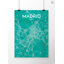 Madrid City Map - No Frame Print-1303135828
