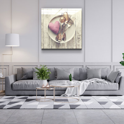 Superbe peinture décorative en verre trempé de 19,7 po x 19,7 po | 100% verre trempé, épaisseur: 0,16 pouce | Impression UV pour des couleurs éclatantes | Parfait pour la décoration intérieure, le salon ou le bureau