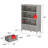 63"H*47.2"W Bookcase