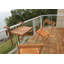 Chaise de patio pliante à lattes longues Bourassa