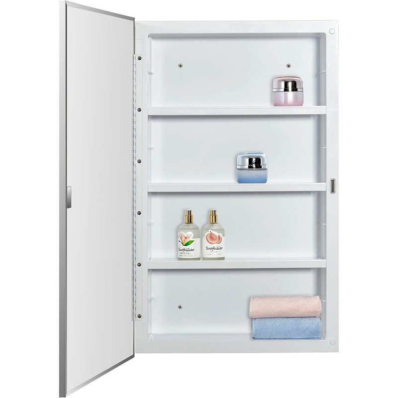 Armoire à pharmacie en plastique pour salle de bain, surface et évier