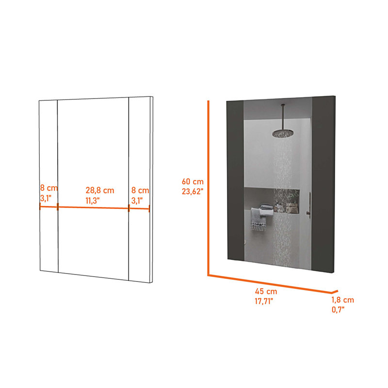 Flat Wall Mirror