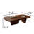 51.2" Modern Coffee Table-785861846