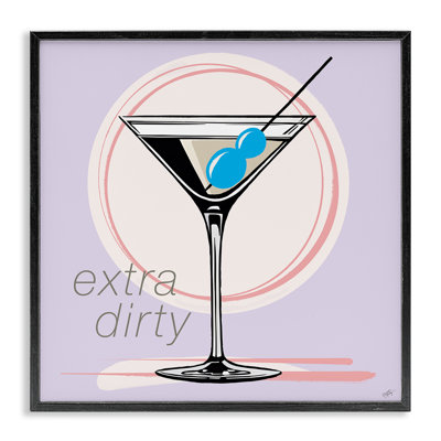 «Extra Dirty Martini», estampe numérique par Elizabeth Medley