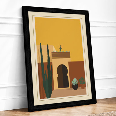 Desert Doorway Southwestern - Framed Print
